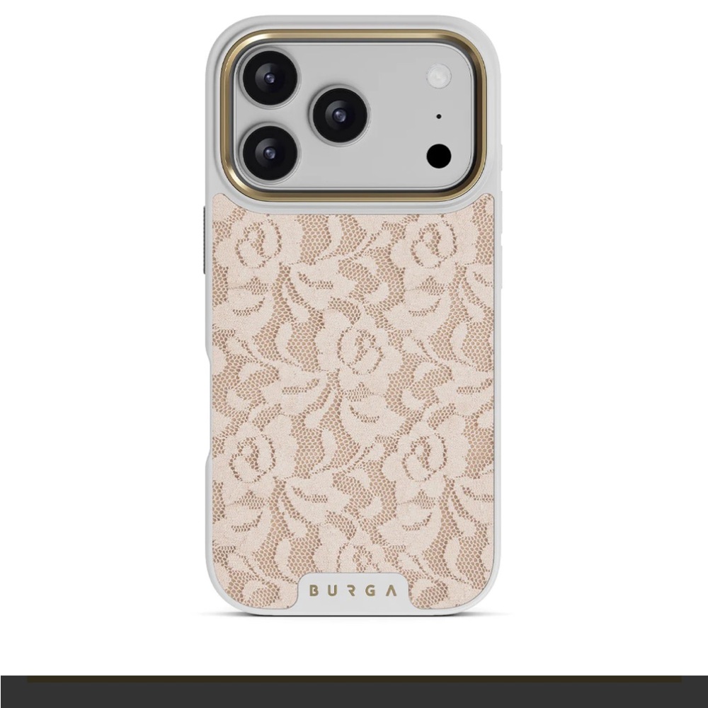 BURGA Gone Country - Cream Floral Lace Phone Case iPhone 17 Pro